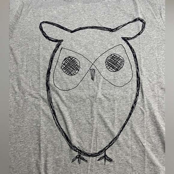 NWT - Knowledge Cotton Apparel Men’s Big OWL T Shirt- Size M, L - Picture 3 of 8